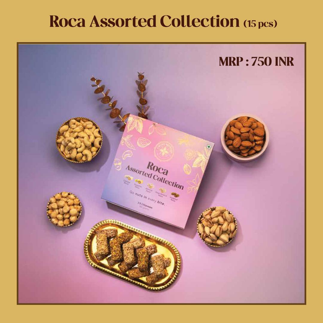 Best Diwali Gifts for Clients - Roca Assorted Nut Chocolates Box